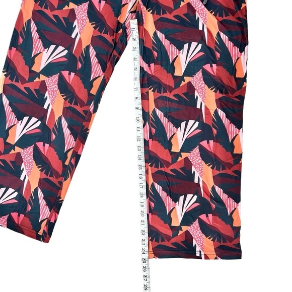 Women’s Pajama Pants – Tropical Leaf Print Lounge Pants (Size M) NWT - Picture 8 of 11